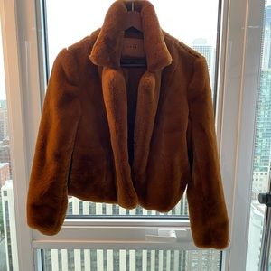 BLANKNYC milk chocolate jacket XS